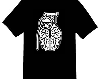 Grenade Brain Tee Shirt 08162017