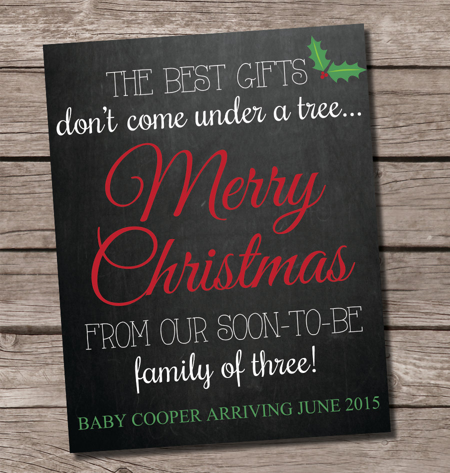 baby christmas announcements
