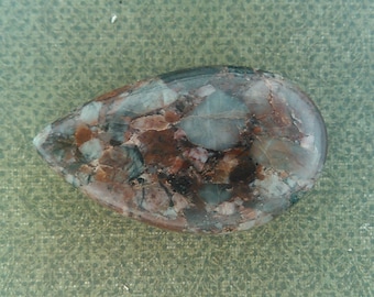 Designer pudding stone conglomerate cabochon