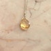 Handmade November Birthstone Faceted Citrine Necklace in Sterling Silver