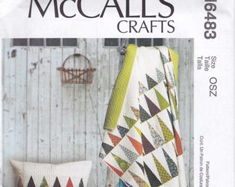 McCall's M6483 DS Quilt Pattern Unopened and uncut