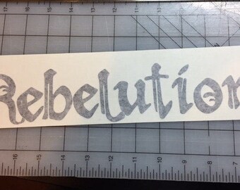 Rebelution Vinyl Decal