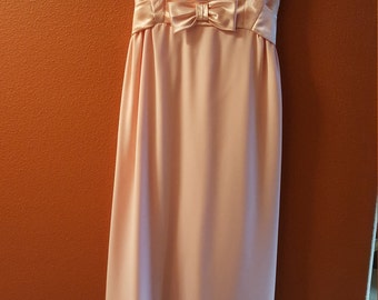 Darling Vintage Pink Dress with Bow