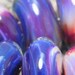 Handmade Glass Lampwork Beads, focal filler art bead Multi Colored Disc 6mm disc