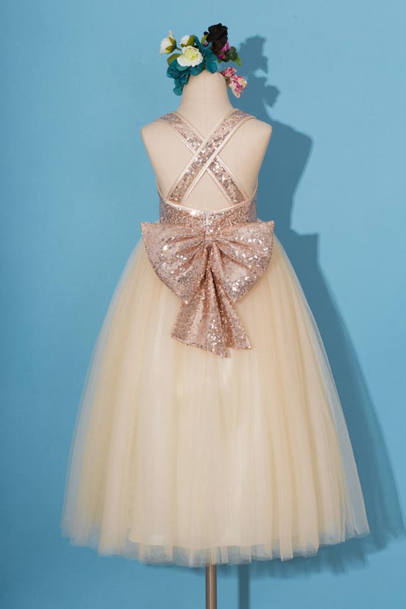 bodycon dress rose gold bow flower girls Bodycon dress rose gold bow flower girls springs