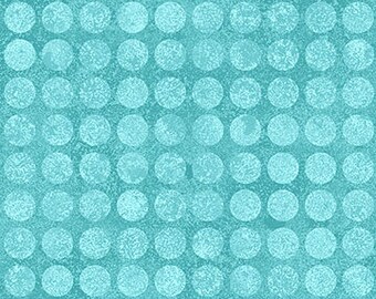 Teal Dots from Northcott Fabric's Nuts and Bolt Collection by Deborah Edwards