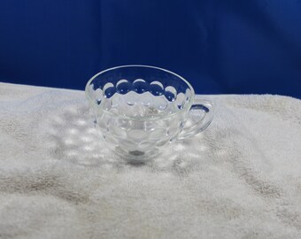 Bubble Bullseye anchor Hocking Clear Cups Four
