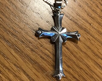 Solid Sterling Silver Celtic Cross Pendant