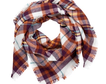 Monogrammed Blanket Scarf