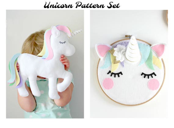 unicorn decor patterns unicorn party toy felt unicorn pattern