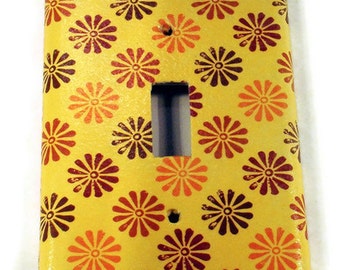 Light Switch Plate Single Light Switch Cover Wall Decor Kitchen Switchplate in Dawn (281S)