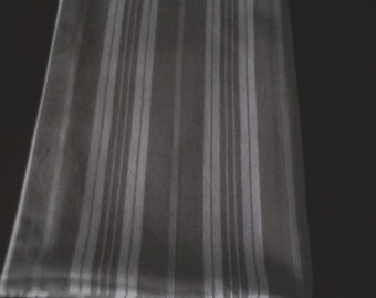 OLD French ticking / / 1950s //2,25m 1 x 15 m / / cotton / / for tablecloths / / pillow