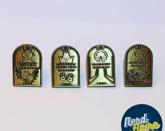 Themepark Grave Yard Series Enamel Pins