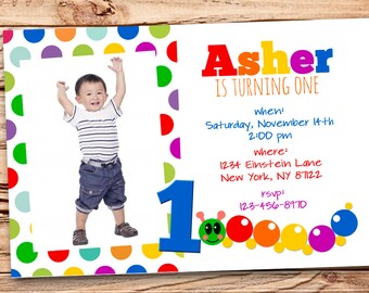 Baby Einstein Birthday Invitation