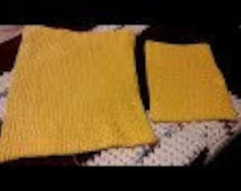 100% Cotton Rectangle double layered potholder