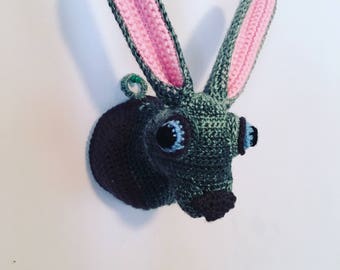 Crochet Taxidermy Hare