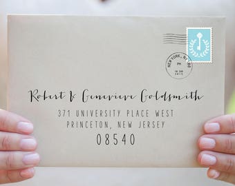 Printable Envelope Addressing Template Wedding Envelope