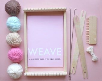 Wooden Weaving Loom Kit (Ice Cream)