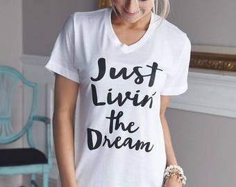 JUST LIVING The Dream ladies t-shirt