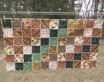 Ragged Edge Throw Quilt
