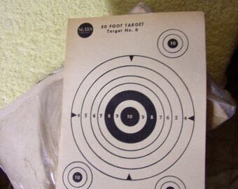Vintage Sears & Roebuck #6 50' Paper Targets