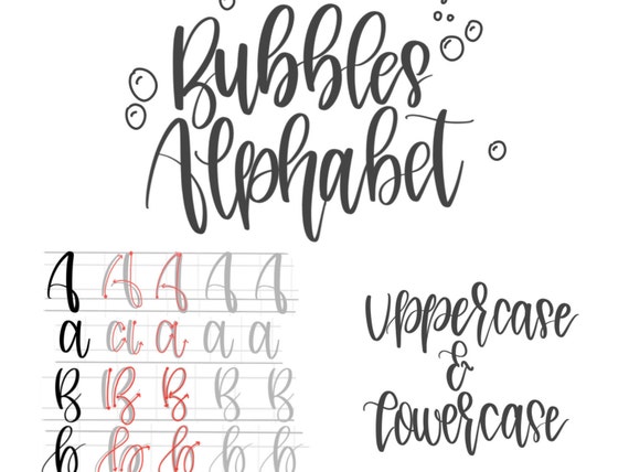 hand lettering practice sheets modern calligraphy guide