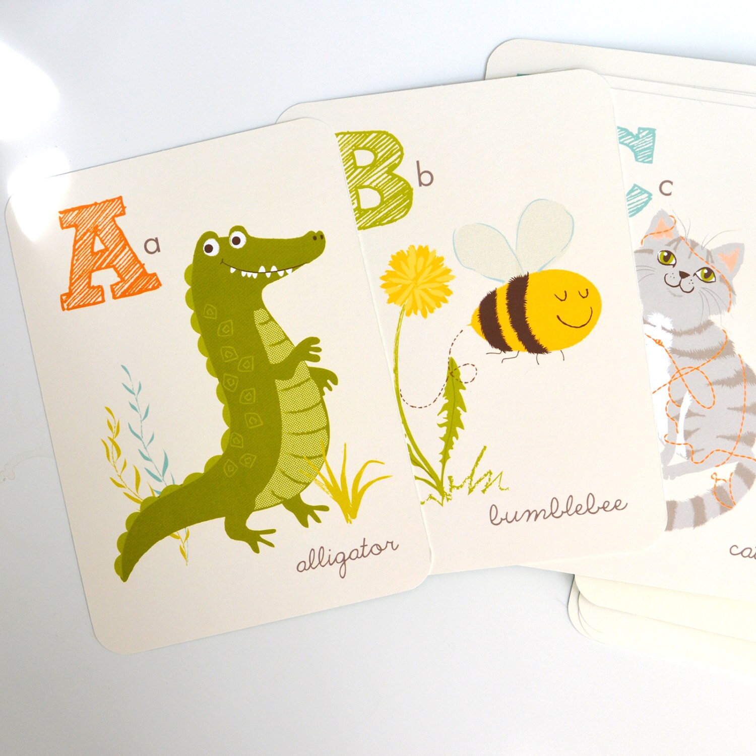 Animal ALPHABET wall art art for kids nursery wall decor for