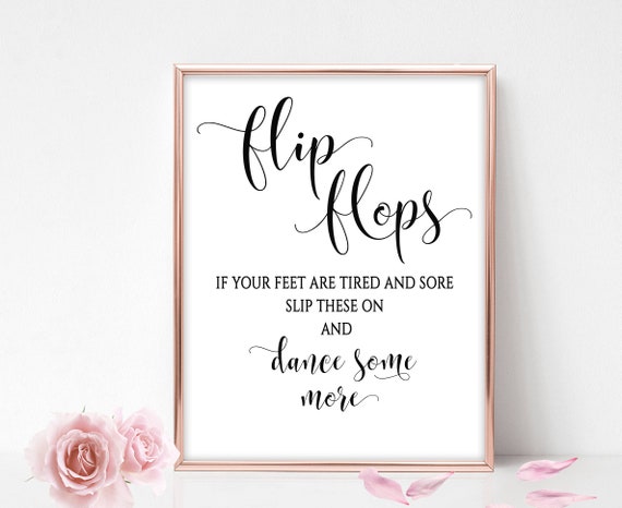 Dancing Shoes Sign Wedding Printable Dancing Shoes for Wedding
