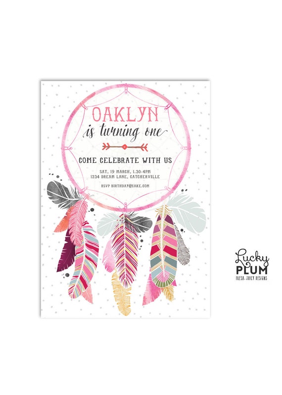 Dream Catcher Invitations 6