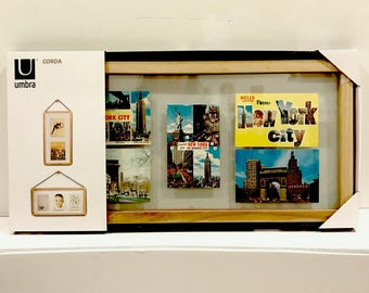 New York City Postcards - Framed - 1970s