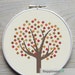 cross stitch pattern tree fall, autumn pattern, PDF pattern ** instant download**