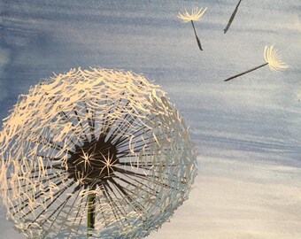 Dandelion - Original Watercolor
