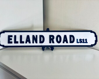 Vintage football street/road signs
