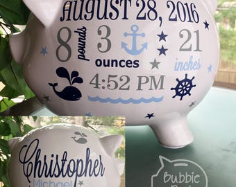 nautical baby announcements