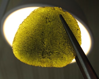 MOLDAVITE Natural green tektite crystal 26.1 grams raw, meteorite pendant #ML1 - Czech Republic