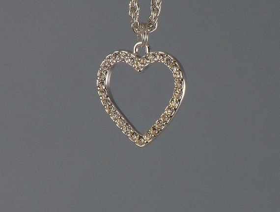Swarovski crystal heart necklace
