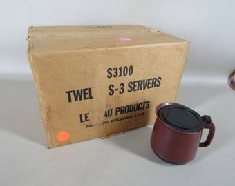 NOS Vintage Le Beau insulated plastic restaurant pitcher