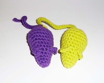 Kitty Catnip Mice Cat Toys - Choose Your Colors