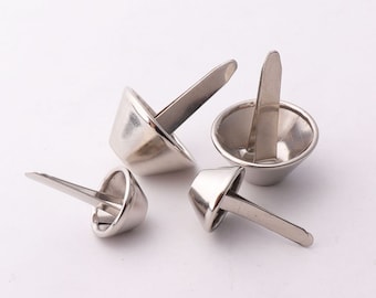 12mm 18mm Purse feet Bag feet Handbag feet Purse supplies Flat Cone Nailheads Spike Studs DIY Purse Making