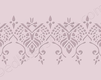 Lace Border Stencil/Mylar190/BO14