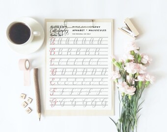 Calligraphy Practice Sheets Learn Capital Letters Printable Worksheet Wisdom Calligraphy Practice Sheets Learn Capital Letters Printable Worksheet Wisdom
