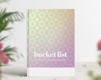 Adventure Bucket List, Travel Notebook, Travel Journal, Couples Gift, Anniversary Gift, Birthday Gift, Unusual Gift, Christmas Present