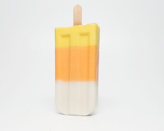 Candy Corn Scented Popsicle Soap