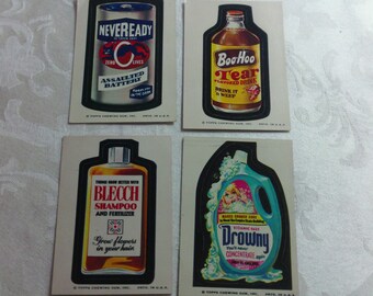 Vintage Wacky Pack Cards from the 1970's - set #11