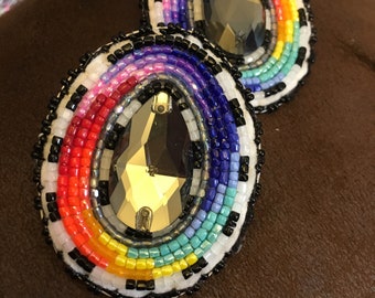 Native American beaded earrings