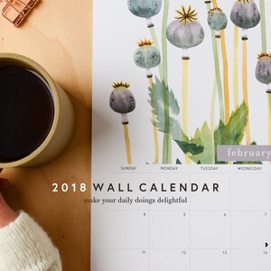 Large wall calendar | Etsy