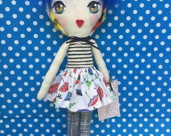 OOAK Rag Doll Playset