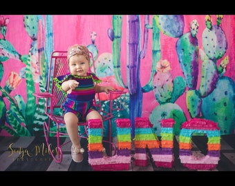 UNO Piñata Letters CUSTOM order- Fiesta decoration - Photo Prop - Table Decoration