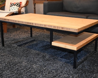 Bamboo Modern Coffee Table