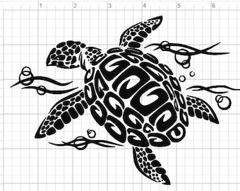 Download Sea turtle svg | Etsy